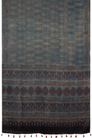 Blue Handwoven Gajji Silk Saree - Avishya 