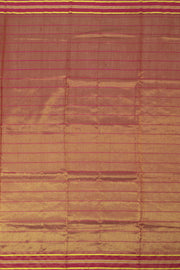 Red Handloom Maheshwari Silk Cotton Saree - Avishya