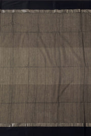 Black Handloom Maheshwari Silk Cotton Saree - Avishya.com