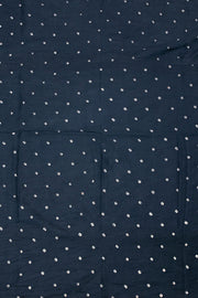 Navy Blue Bandhani Salwar Suit Material - Avishya