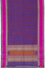 Violet Handloom Kanchi Cotton Saree 10064198