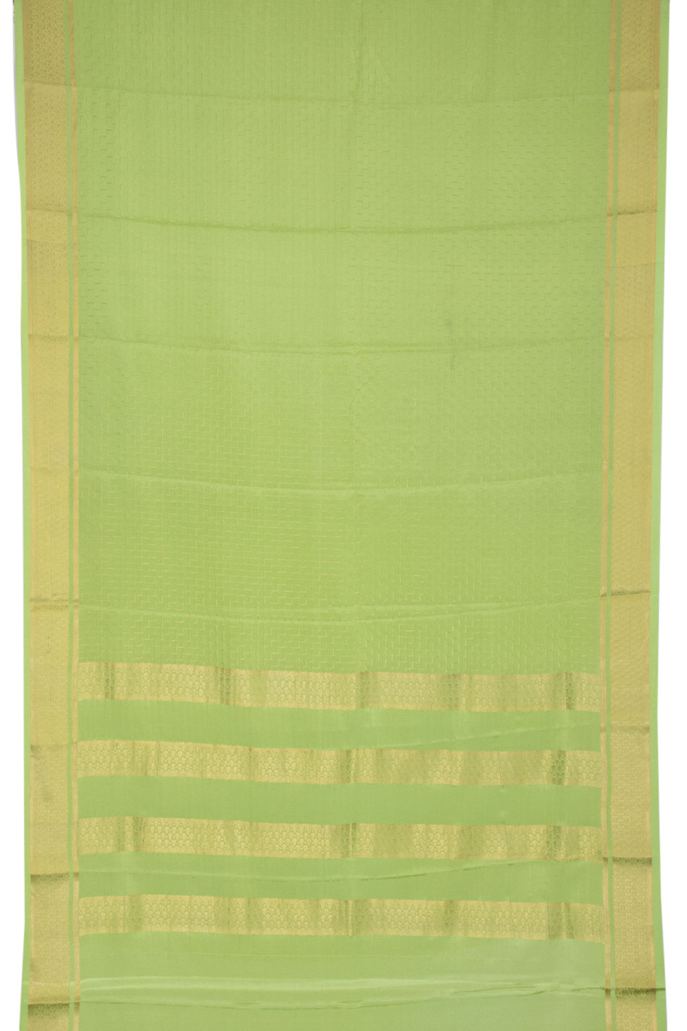 Pista Green Mysore Crepe Silk Saree | Avishya