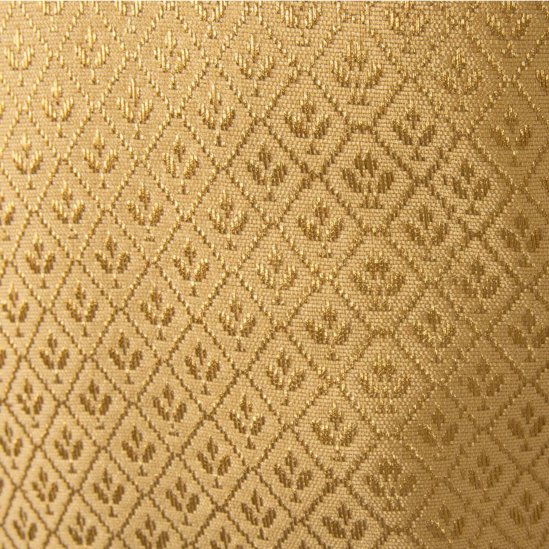 Gold Handcrafted Banarasi Silk Blouse - Avishya
