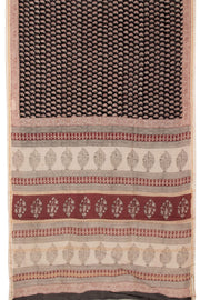Black Bagh Printed Silk Cotton Saree - Avishya