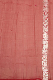 Maroon Handloom Khaddi Banarasi Chiffon Saree - Avishya