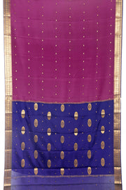 Pink Mysore Crepe Silk Saree 10064645