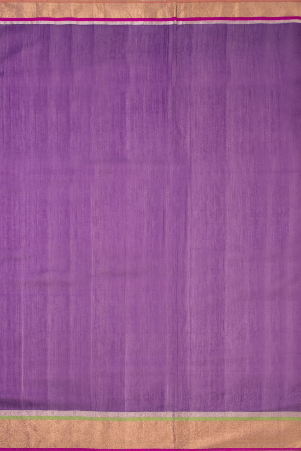 Purple Handwoven Chanderi Silk Cotton Saree - Avishya