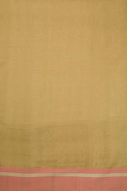 Pink Handwoven Chanderi Silk Cotton Saree 10064677