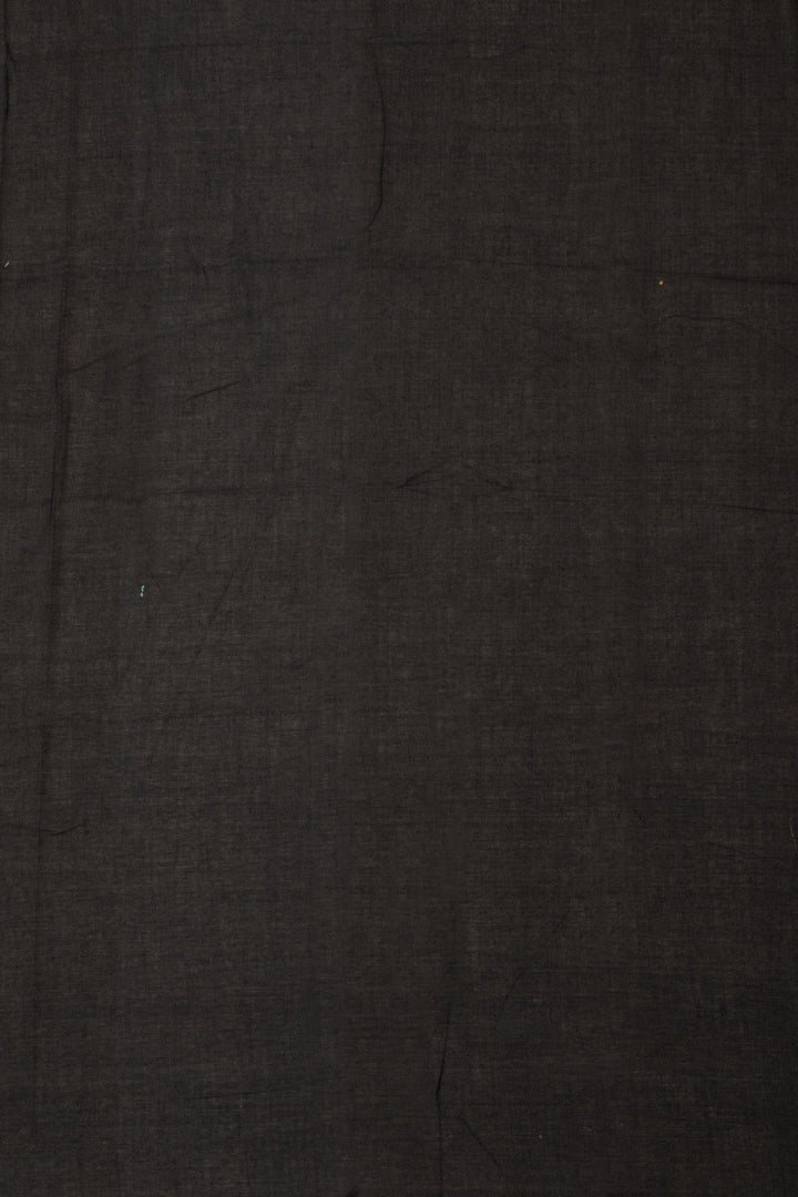 Black Handloom Odisha Ikat Cotton Saree - Avishya
