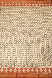 Black Anokhi Hand Block Printed Saree - Avishya