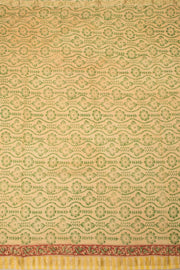 Yellow Anokhi Hand Block Printed Saree - Avishya