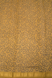 Cream Anokhi Hand Block Printed Saree - Avishya