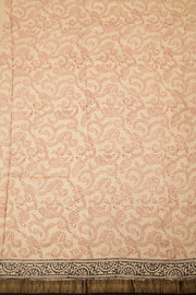 Black Anokhi Hand Block Printed Saree - Avishya