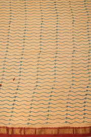 Red Anokhi Hand Block Printed Saree - Avishya