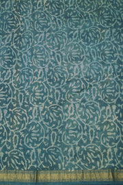 Blue Anokhi Hand Block Printed Saree - Avishya