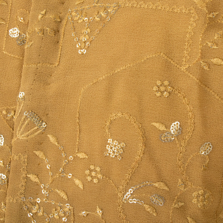 Sandal Sequin Embroidered Georgette Blouse - Avishya