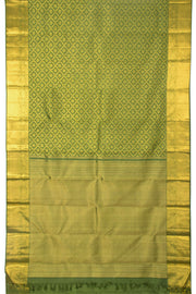 Pine Green Bridal Kanjivaram Silk Saree 10064983