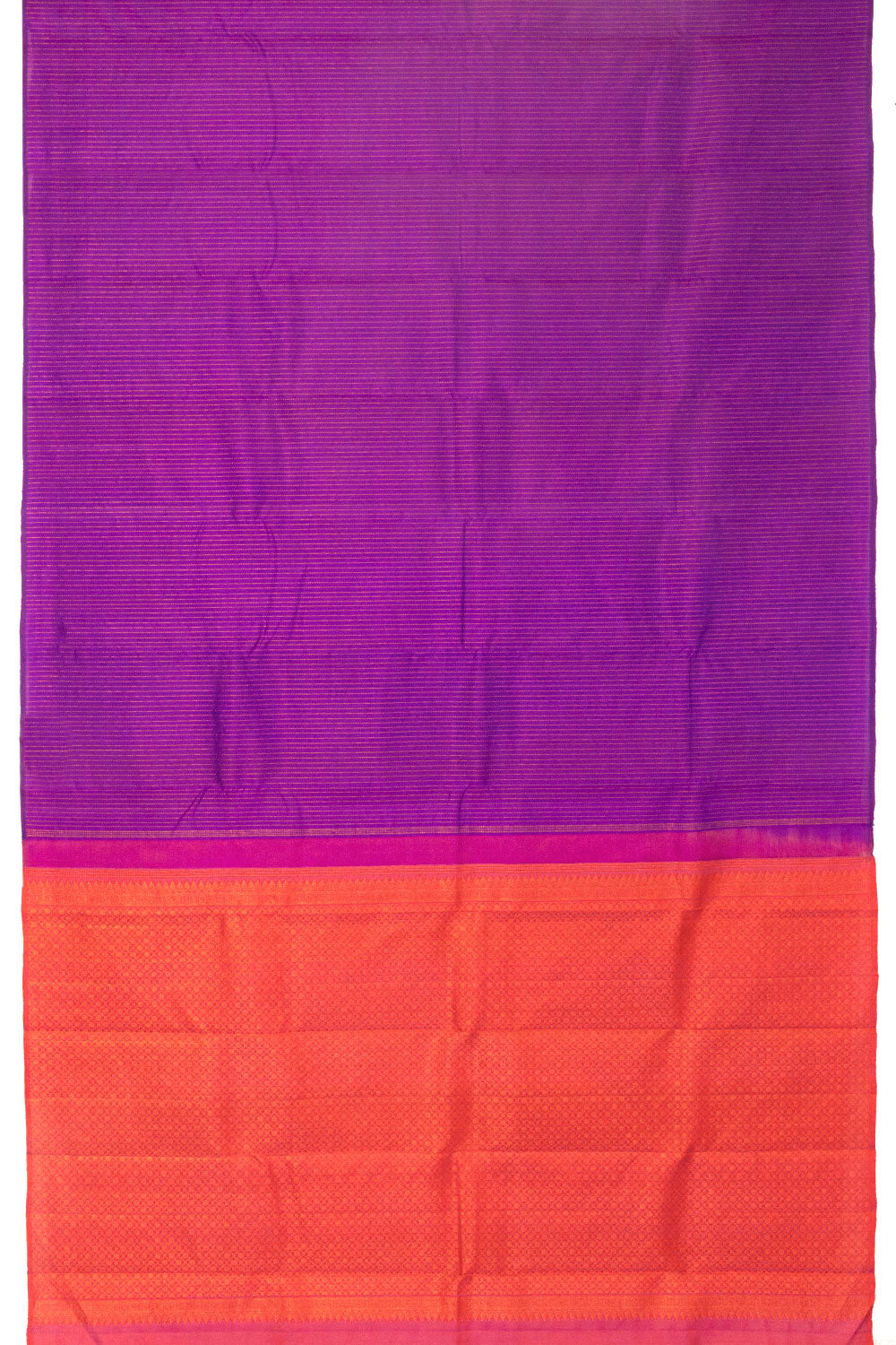 Violet Handloom Kanjivaram Silk Saree 10065048