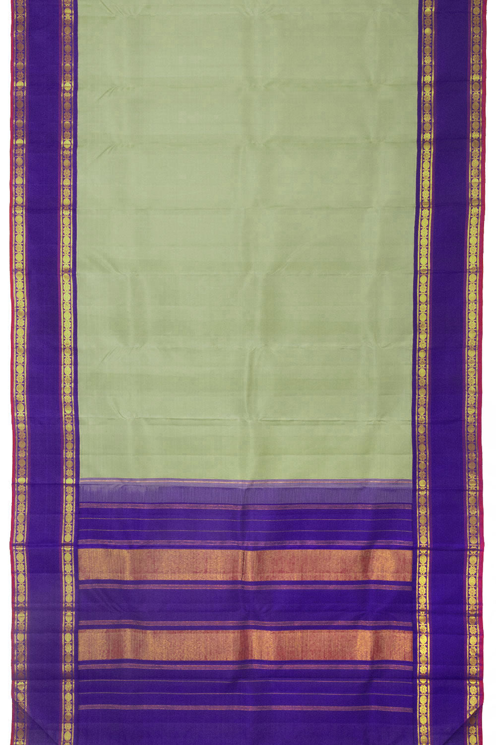 Elaichi Green Handloom Kanjivaram Silk Saree 10065051