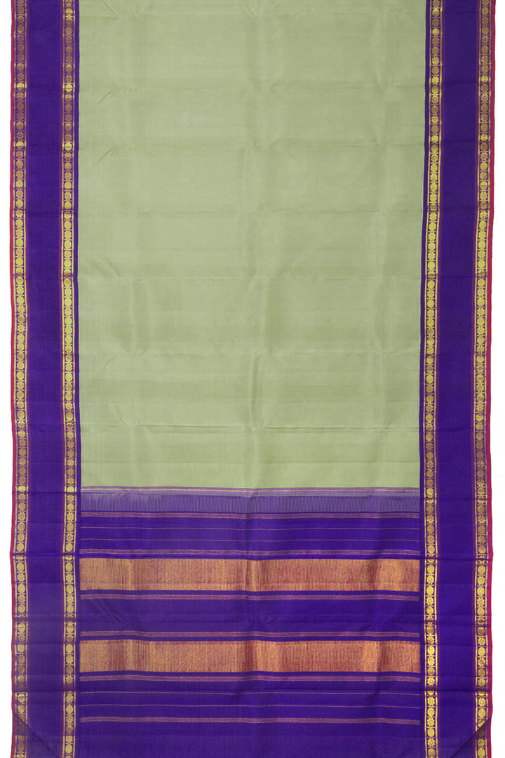 Elaichi Green Handloom Kanjivaram Silk Saree 10065051