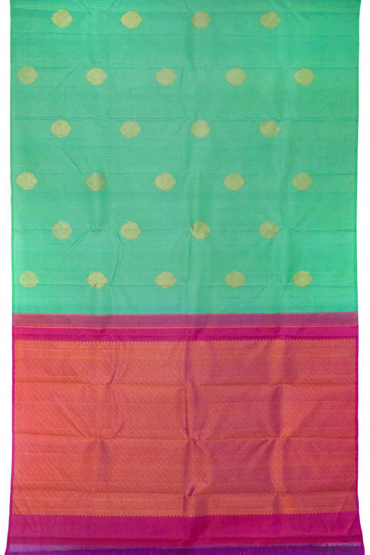Blue Handloom Kanjivaram Silk Saree 10065053