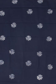 Orange Batik Printed Cotton 3-Piece Salwar Suit Material - Avishya