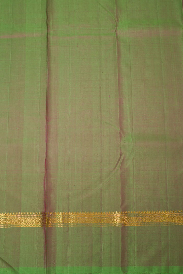 Pirate Purple Handloom Kanjivaram Silk Saree - Avishya