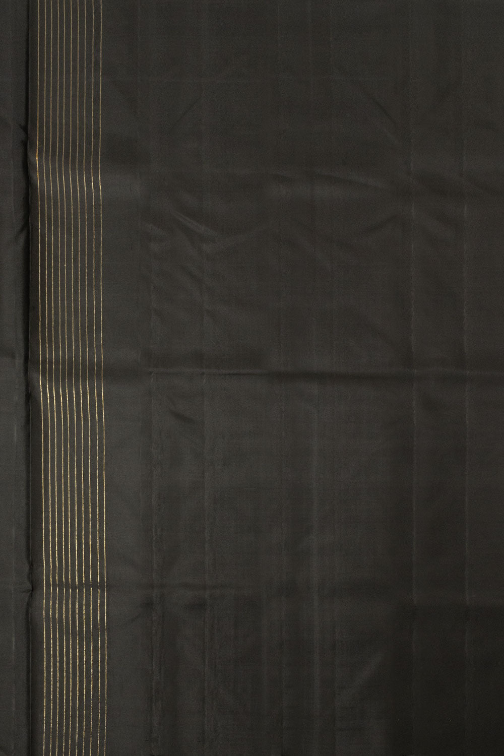 Black Handloom Kanjivaram Silk Saree - Avishya
