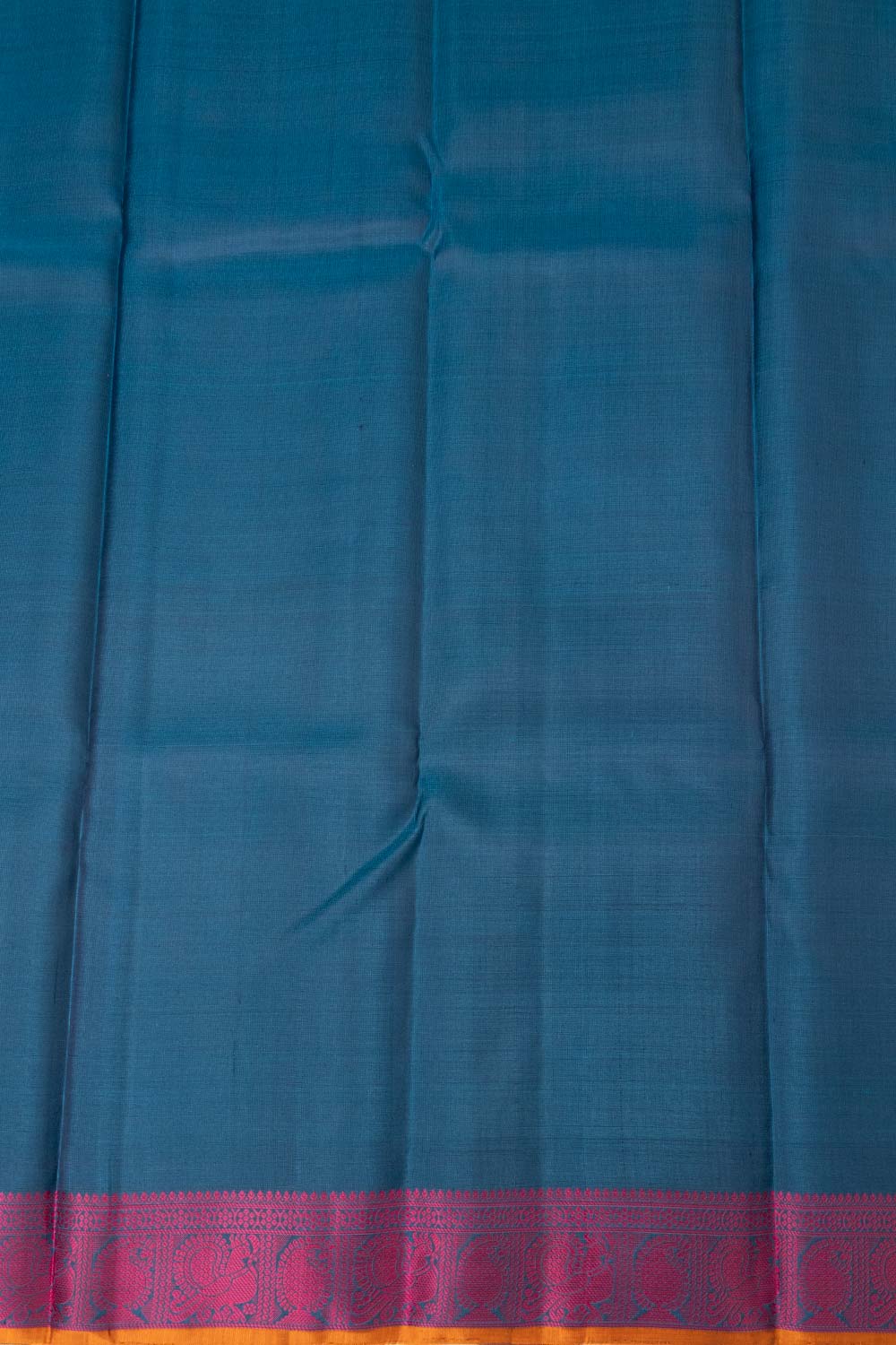 Blue Handloom Thread work Kanjivaram Silk Saree - Avishya