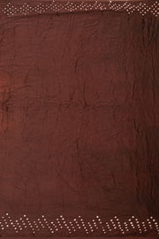 Red Handwoven Bandhani Modal Saree - Avishya