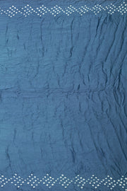 Sky Blue Handwoven Bandhani Modal Saree - Avishya