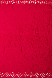 Pink Handwoven Bandhani Modal Saree - Avishya