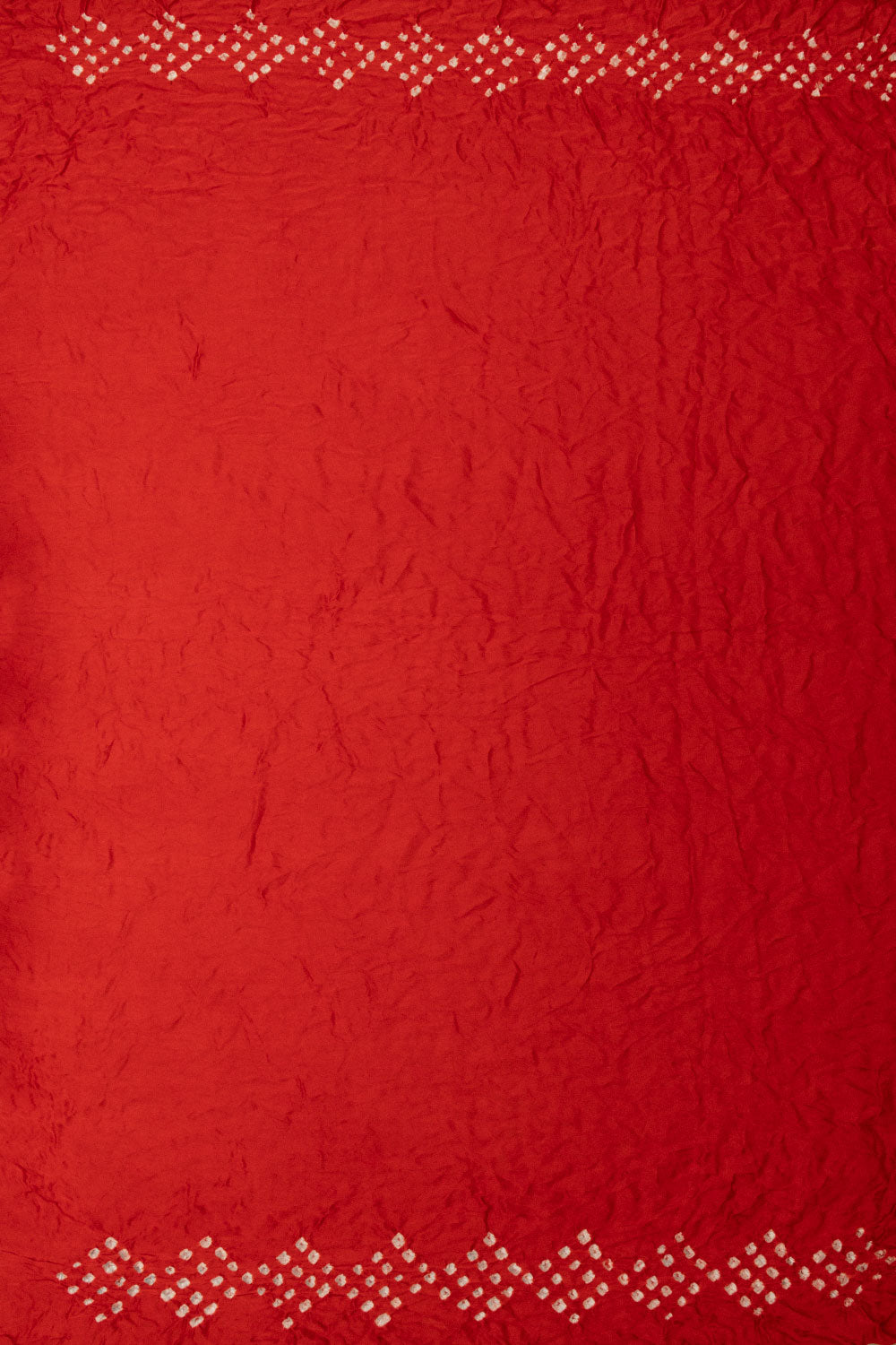 Red Handwoven Bandhani Modal Saree - Avishya