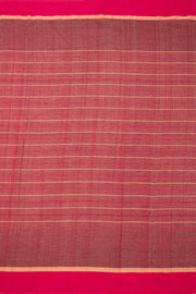 Maroon Handloom Jamdani Cotton Saree - Avishya