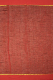 Black Jamdani Linen Saree - Avishya