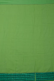Green Handloom Khadi Bengal Cotton Saree - Avishya