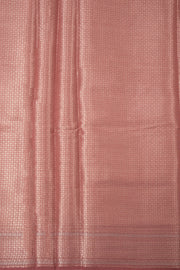 Turkish Pink Handloom Banarasi Chiniya Silk Saree 10065481