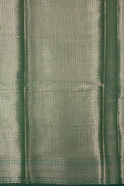 Dark Green Handloom Banarasi Chiniya Silk Saree 10065484