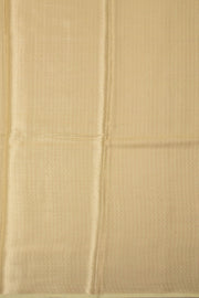 Cream Handloom Banarasi Chiniya Silk Saree 10065488