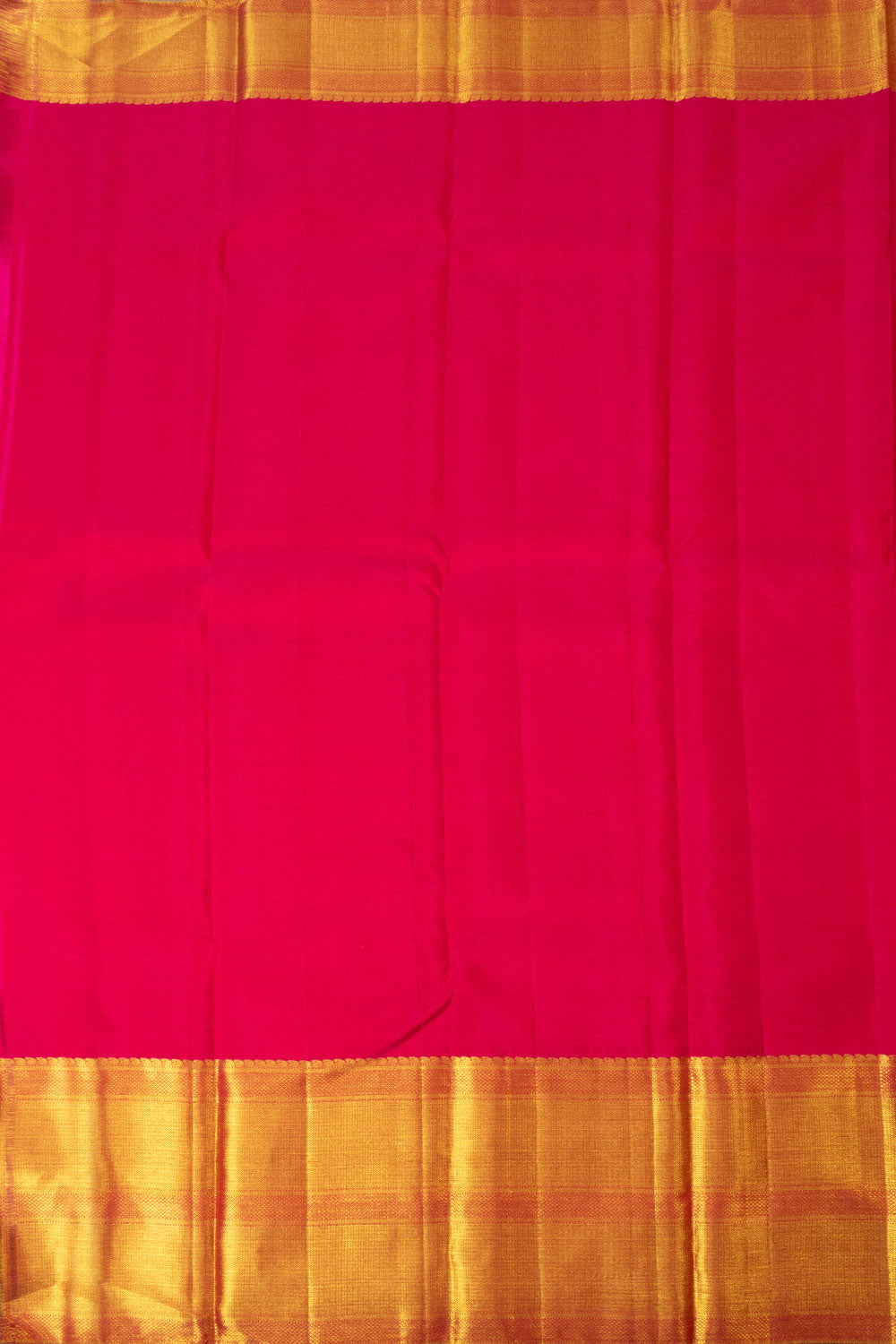 Hot Pink Bridal Kanjivaram Silk Saree - Avishya