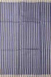 Space Blue Handloom Kosa silk saree - Avishya