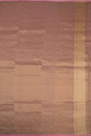 Dual Tone Brown Banarasi Pure Tissue Silk Saree 10065647