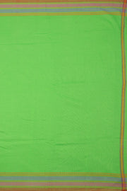 Green Handloom Bhujodi Tussar Cotton Saree - Avishya