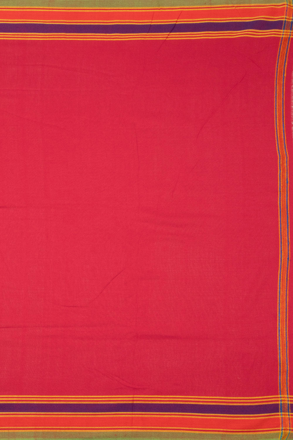 Multicolor Handloom Bhujodi Tussar Cotton Saree 10065725