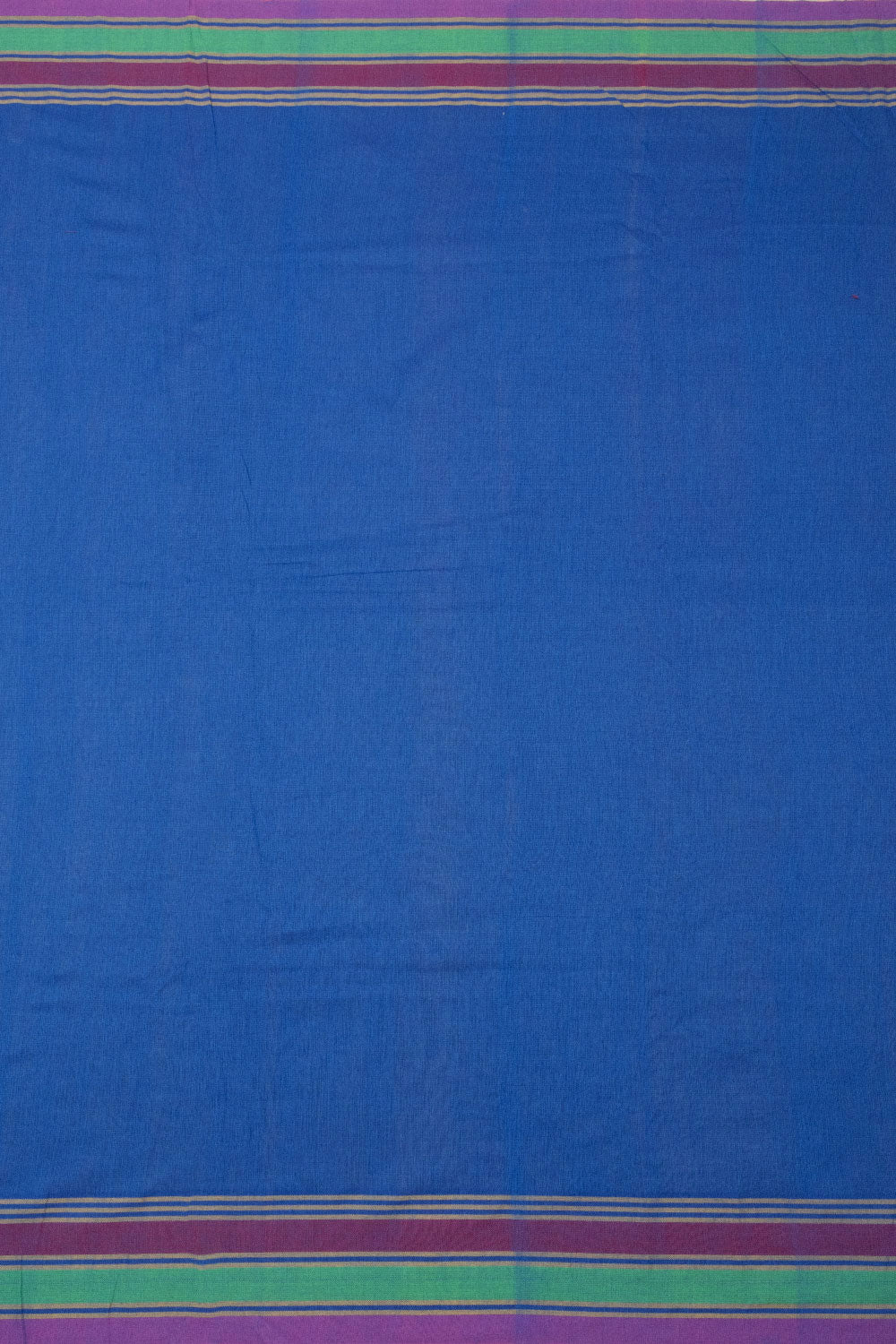 Blue Handloom Bhujodi Kala Cotton Saree - Avishya