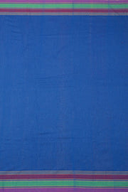 Blue Handloom Bhujodi Kala Cotton Saree - Avishya