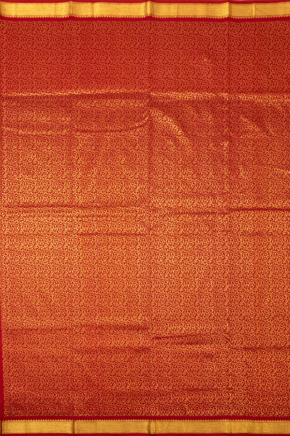 Brick Orange Handloom Kanjivaram Silk Saree - Avishya