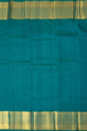 MS Blue Korvai Kanjivaram Silk Saree 10065801