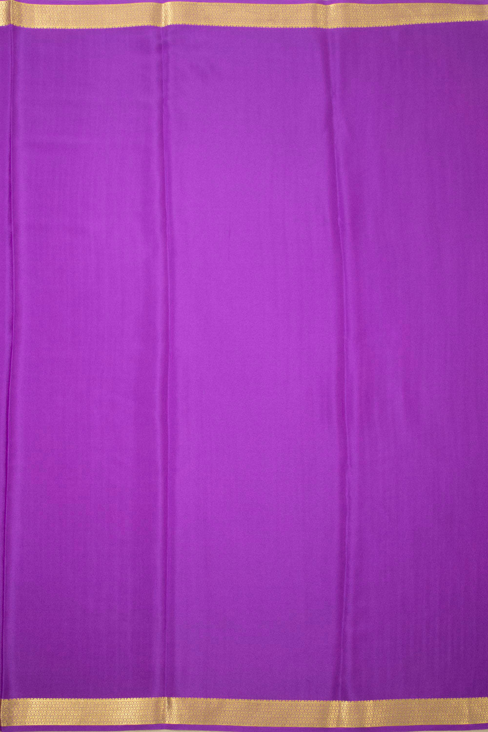 Bright Purple Mysore Crepe Silk Saree - Avishya