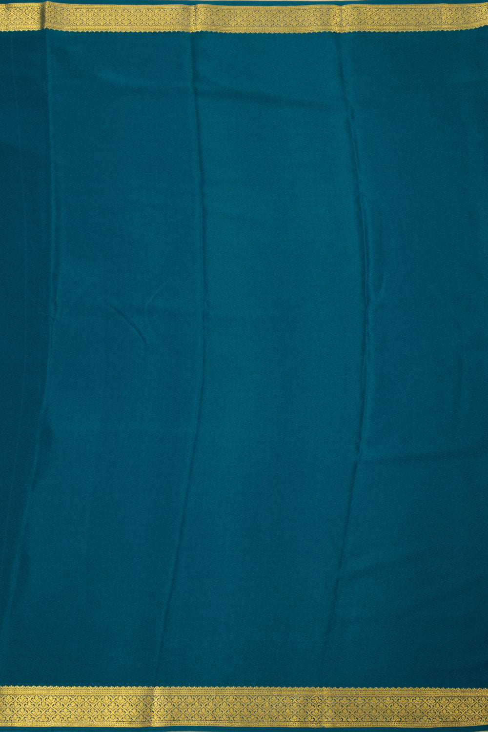 Dark Blue Mysore Crepe Silk Saree  - Avishya